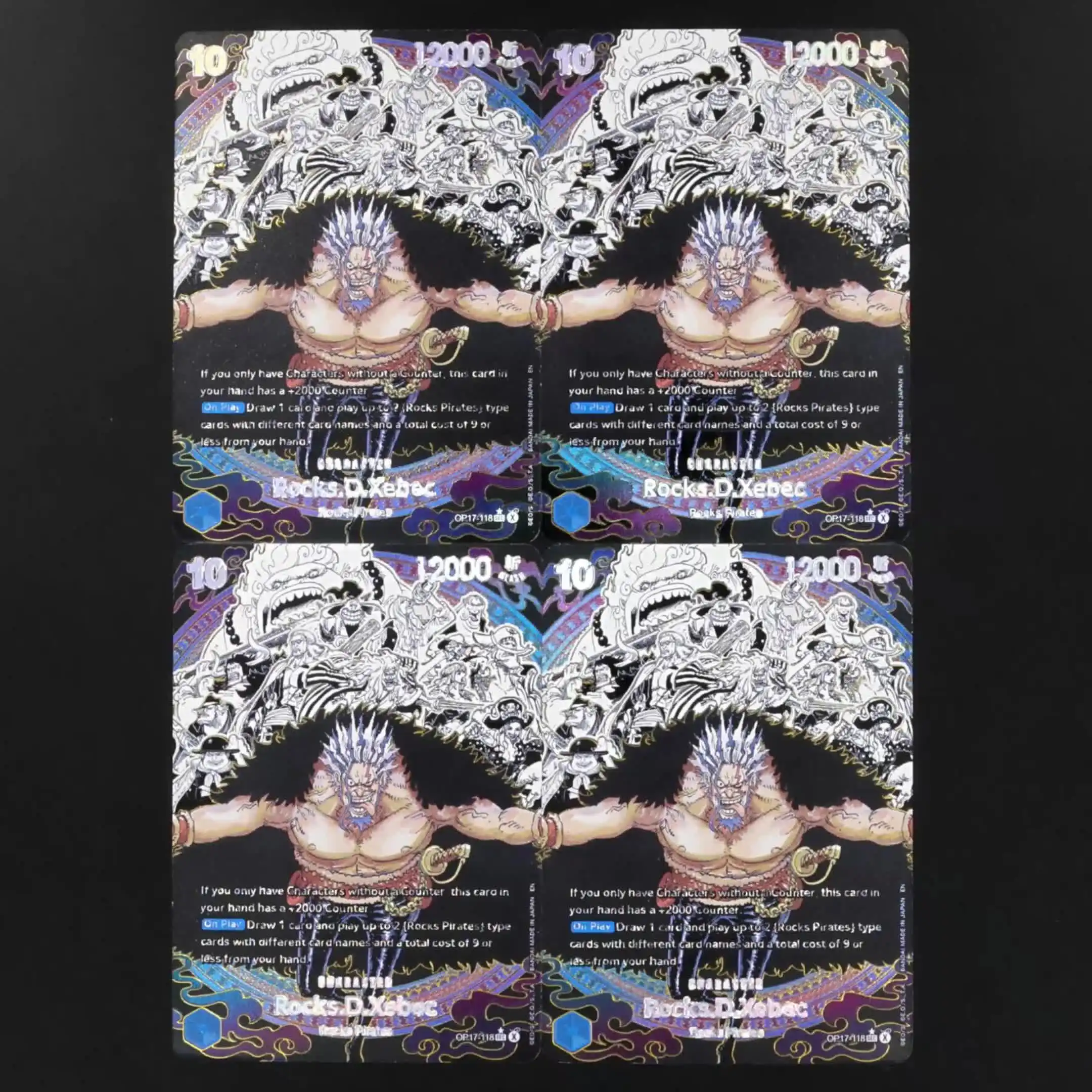 ワンピースTCG OPCG マンガカード OP17-118 シークレットレア ロックス
