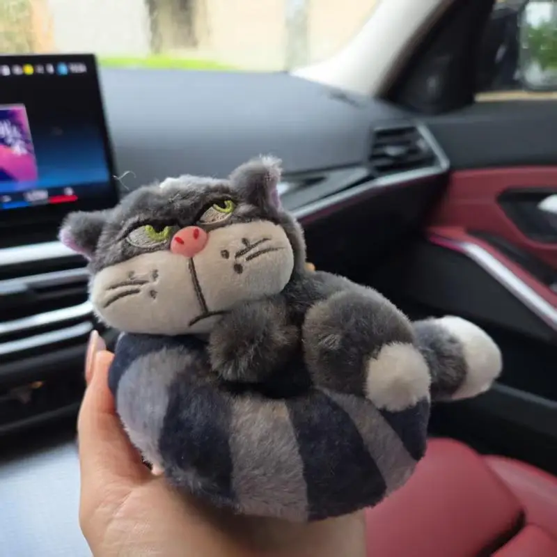 Cute Lucifer Cat Doll Keychain Pendant Plush Stuffed Toys Backpack Hangings Decoration Gifts