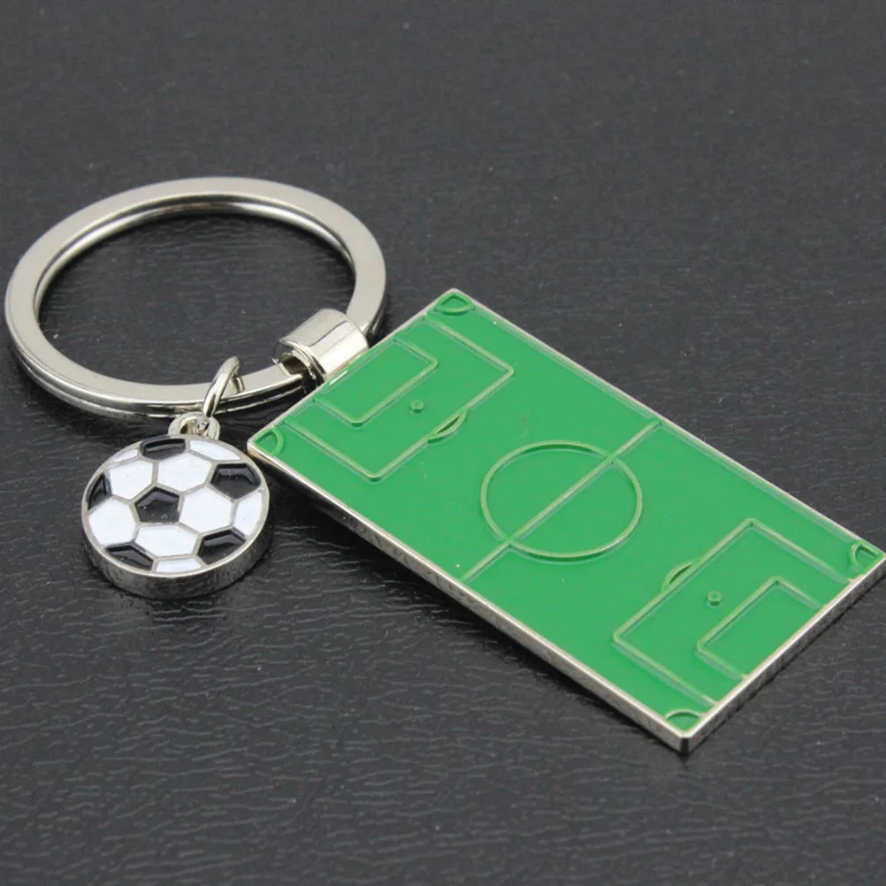 

2PCS Football Keychain Mini Cute Soccer Creative Pendant Pendant Keyrings Premium Material Ideal Gifts Souvenirs