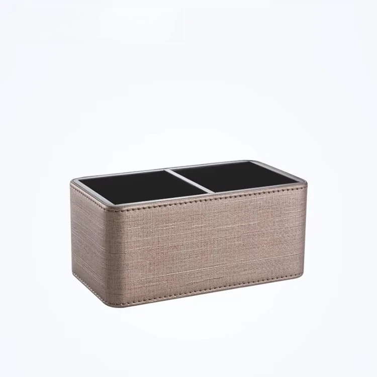 المورد الصيني عالي الجودة صندوق مناديل جلدية فاخر لفندق بلازا فاخر عالي الجودة #3