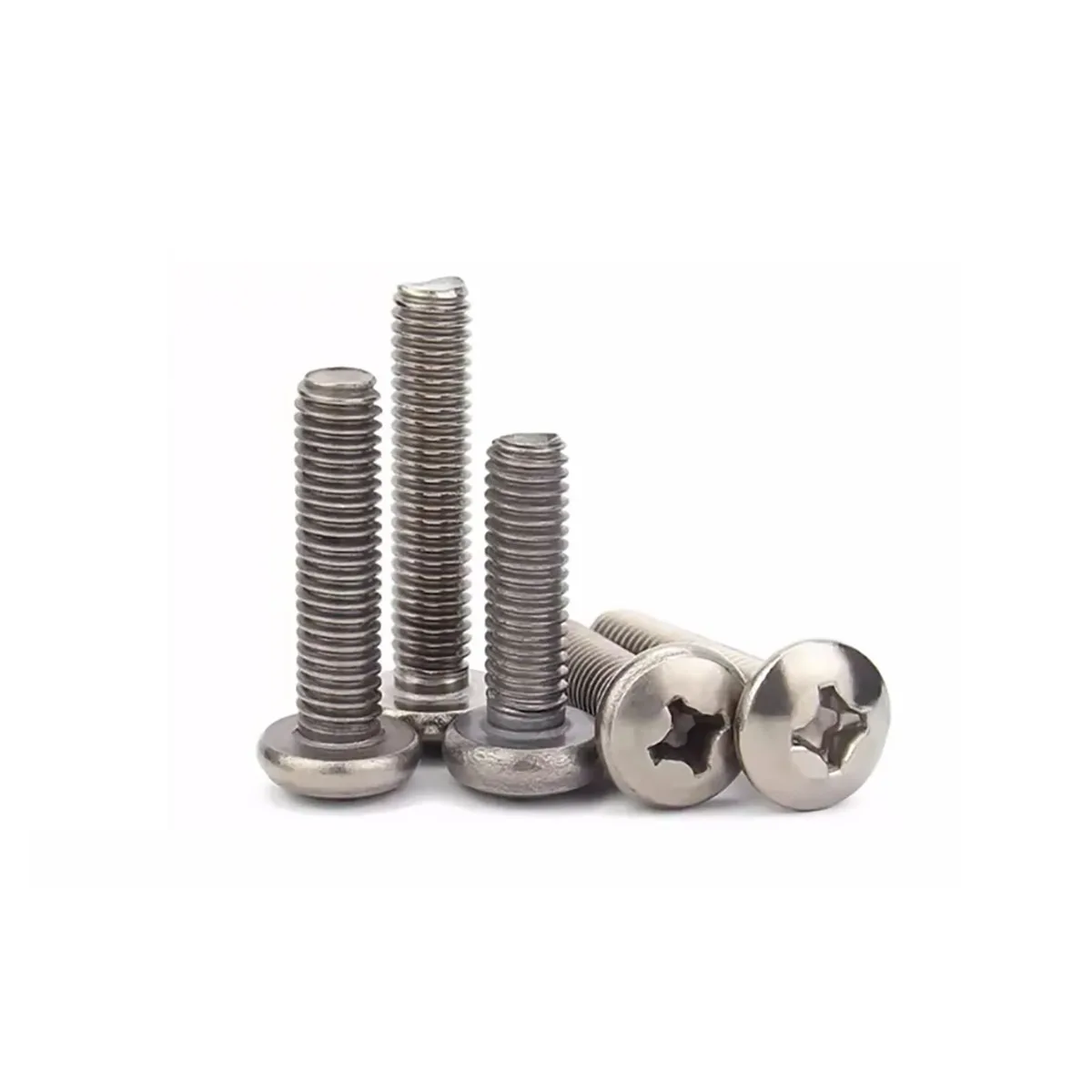 TA2 Titanium Pan Head Phillips Screw Pure Titanium Round Head Screw Bolt M4 M5 M6 M8