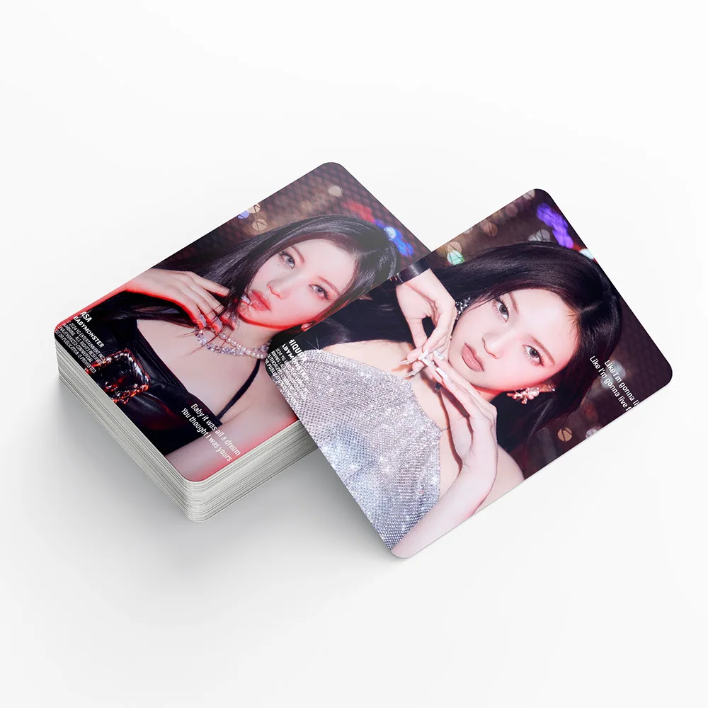 55Pcs/Set Kpop Girls Group Postcard Monster New Album FOREVER LOMO Cards Photo Print Small Card Fans Collection Gift