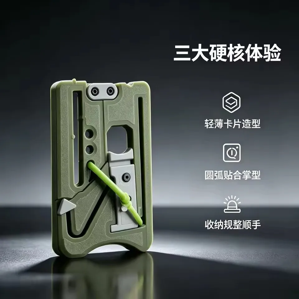 Outdoor Portable EDC Creative Plastic Folding Elastic Toy Camping Hunting Shooting Tool