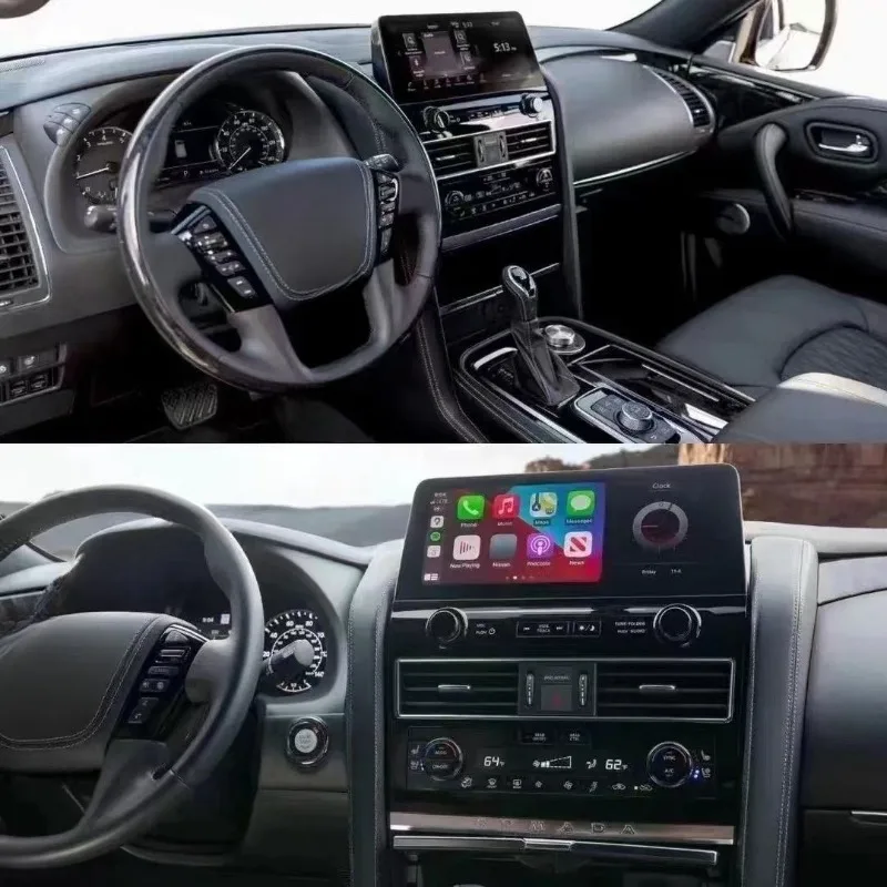 A 12.3-inch 1-to-1 Android navigation central control screen all-in-one machine suitable for car modification and upgrade