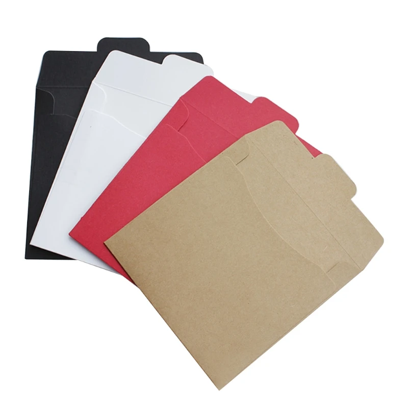 30Pcs Packs Kraft Paper Bags Paper Envelopes Blu-ray DVD Disc Covers Protective Sleeves Storage for Case Dropship