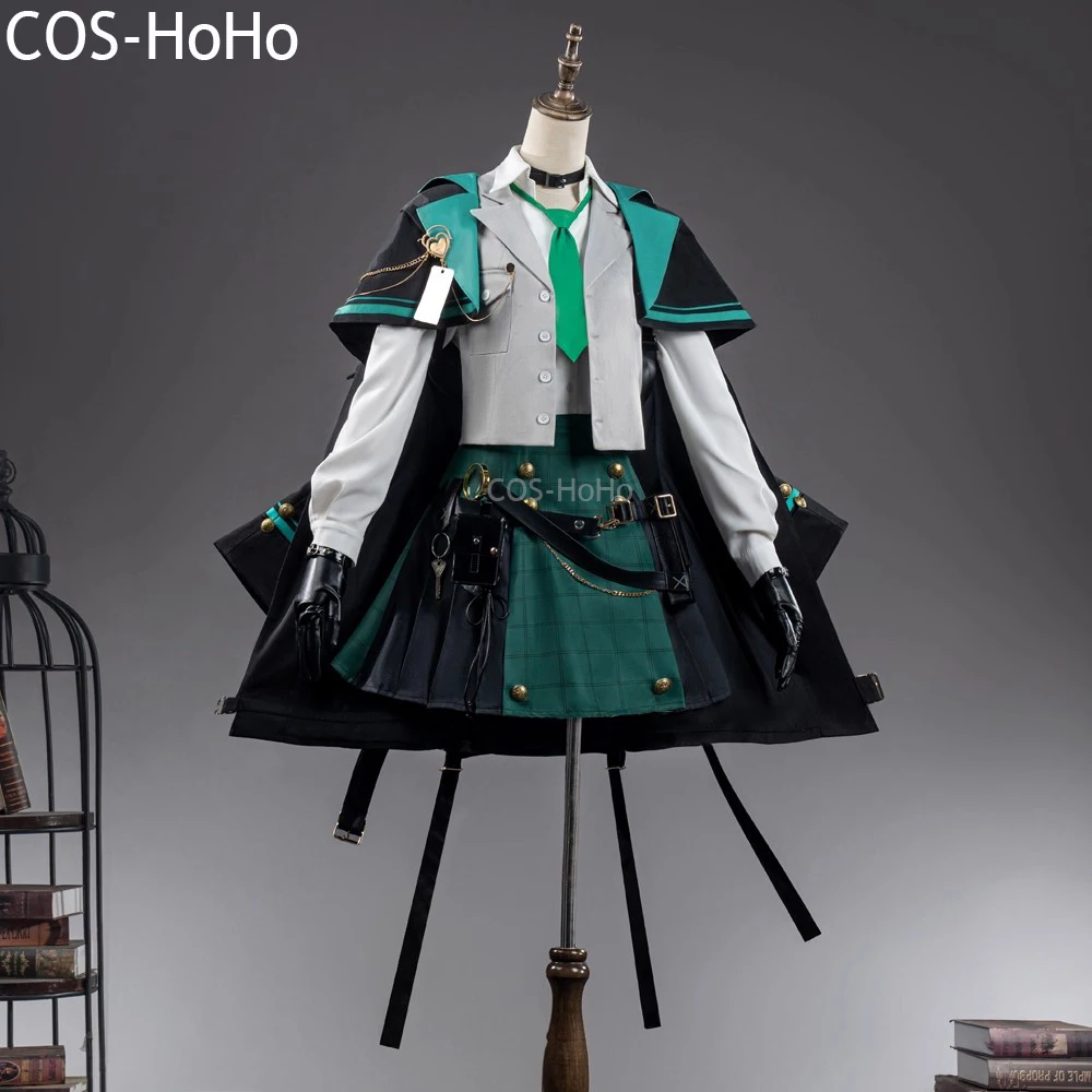 

COS-HoHo Arknights Exusiai JR Linkage Game Suit Lovely Uniform Cosplay Costume Halloween Carnival Party Role Play Outfit Women