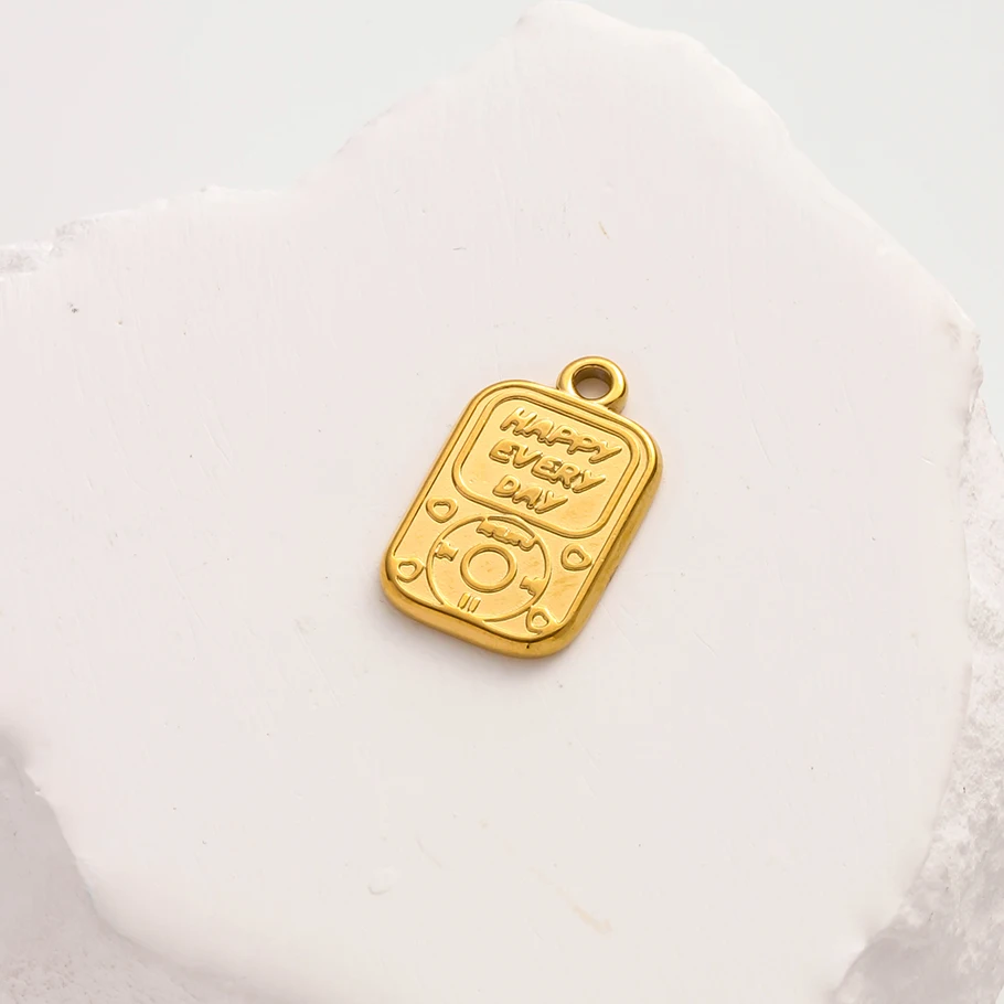 6Pcs No Fade Punk Spaceship Astronaut UFO Soccer Cup Cake Pendant Bijoux Vintage Sun Moon Star Colgantes Jewelry Acceessories view 5