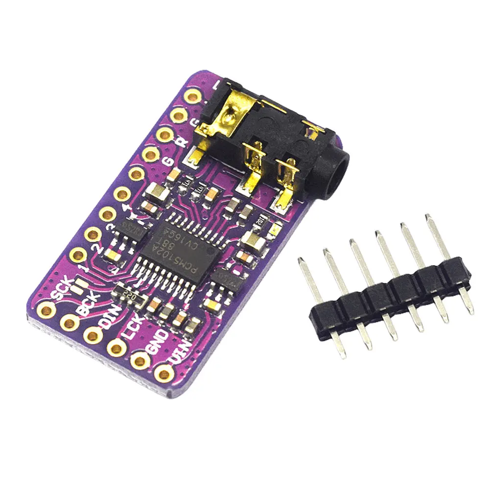 PCM5102 Lossless Digital Audio DAC Decoder Module I2S IIS DAC Digital-To-Analog Converter Voice Module for Arduino Raspberry Pi