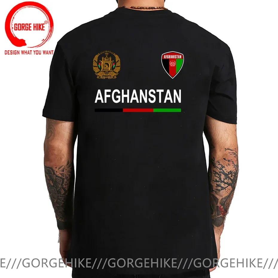 Afghanistan Sport/Soccer Jersey Tee Afghan Flag Footballer T-Shirt Country Team T Shirt Men Trend Fashion Tee Shirt AFG Clothing