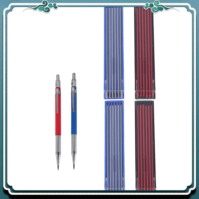 

Easy To Use 2 Soldering Pens With 48 Refills Mechanical Pencil Metal Welding Markers For Pipe Welder Structure Woodworking
