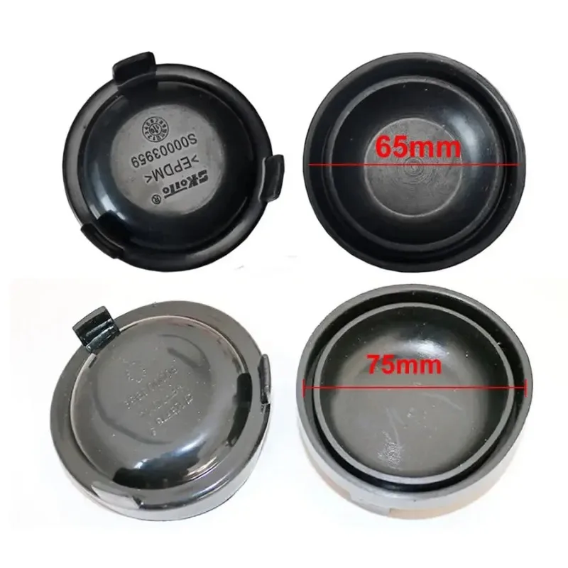 

For Volkswagen Lavida 2015-2019 Headlight Dust Cover Rubber Waterproof Dustproof Sealing Cap 75mm 65mm 1PCS