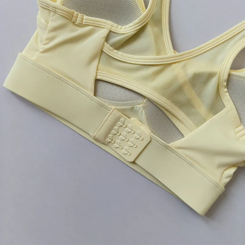 Damen-Sport-BH mit hoher Stoßdämpfung, schnelltrocknendes Yoga-Top, verstellbares Pilates-Oberteil, Fitness-Laufweste für Fitnessstudio, Unterwäsche – Detail 20