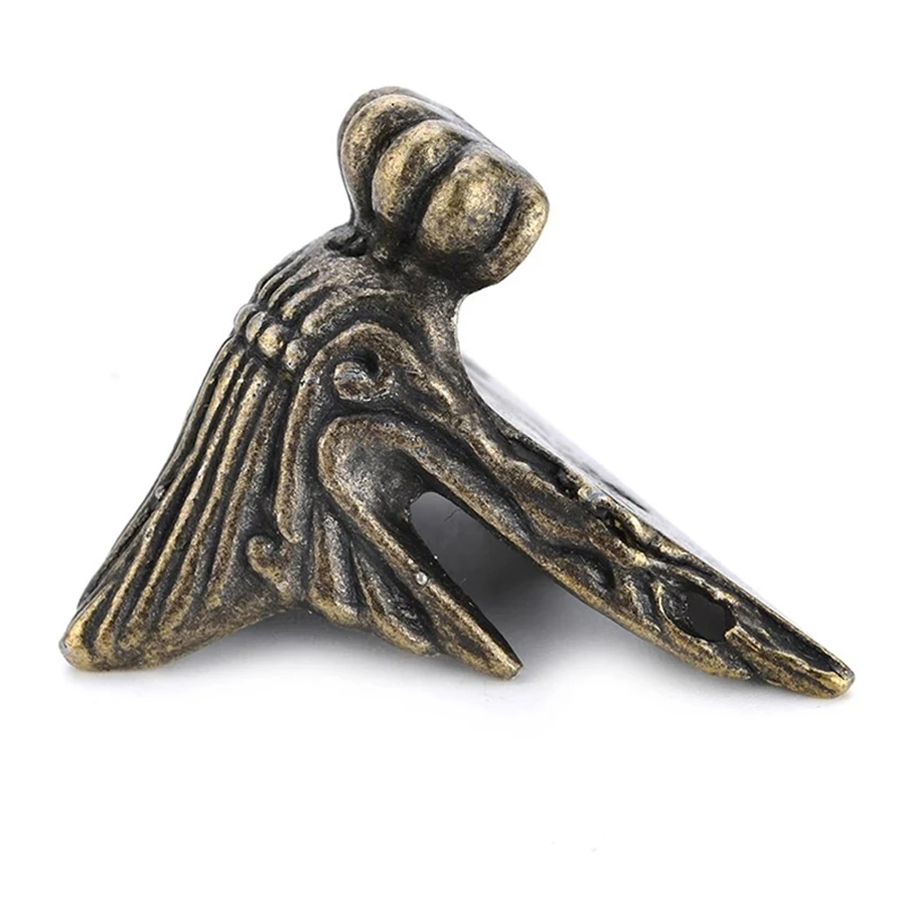 Jewelry Box Legs 38 X 28mm Antique Brass Jewelry Chest Feet Protective And Decorative Retro Shape Design Home Decor