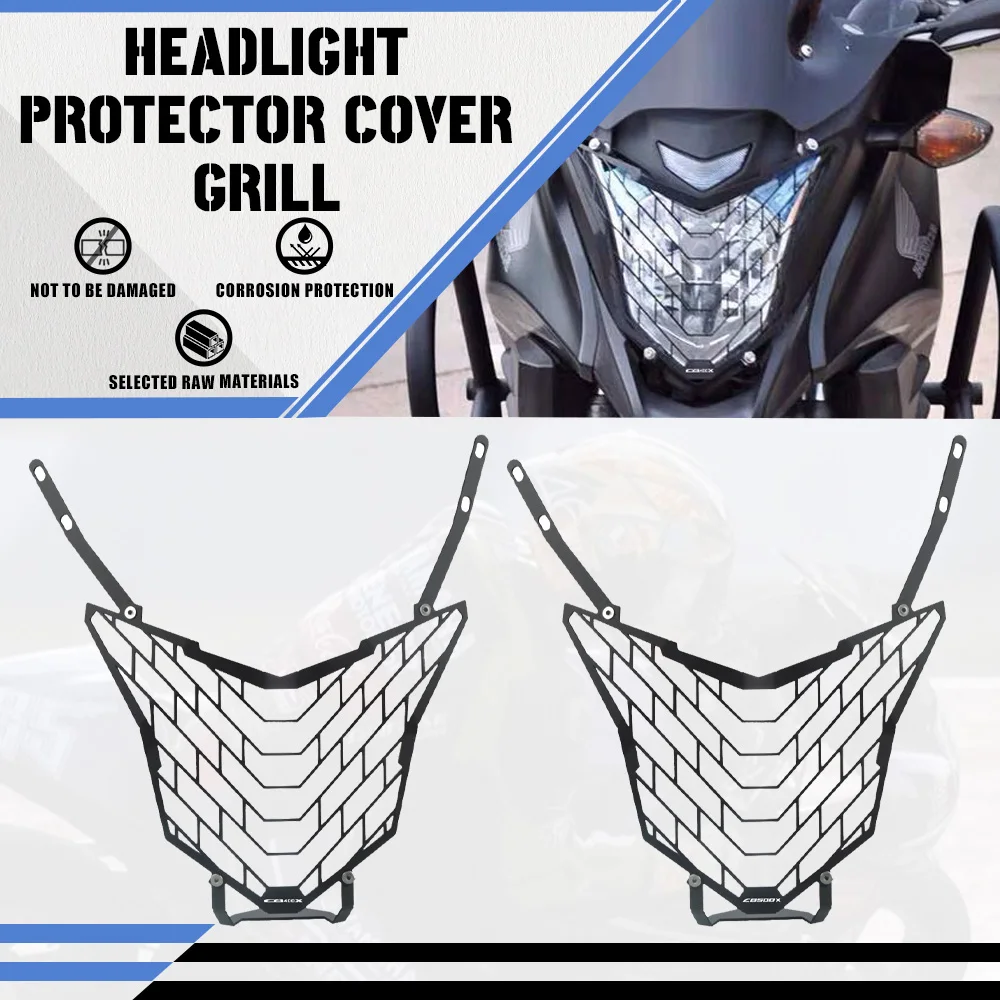 

Motorcycle CB500X 400X CB650F CBR650F Accessories Headlight Protection Cover Grille Guard For Honda CB500X CB400X 2019-2021 2022