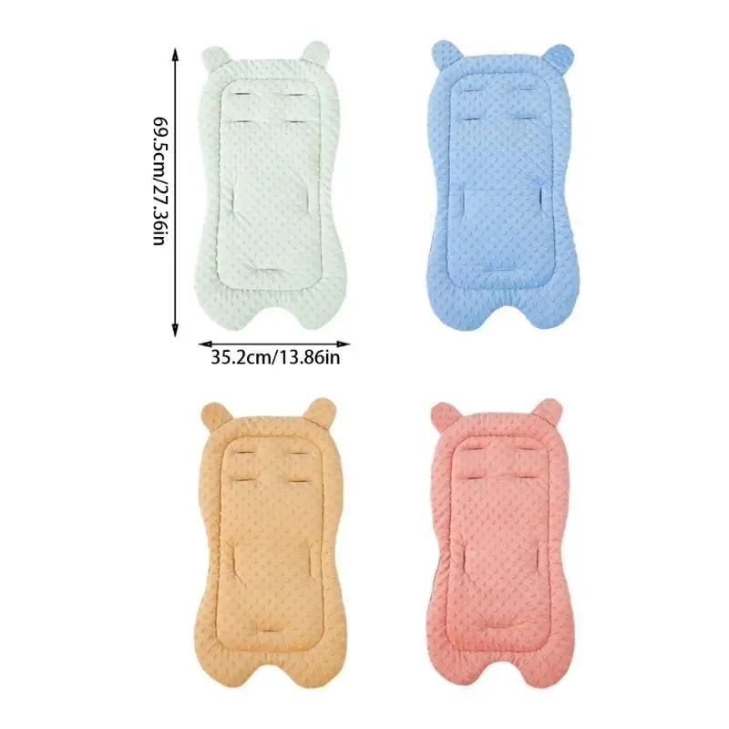 U13F تنفس مقاعد سيارة للأطفال فوطة صحية مقاعد الطفل تنفس إدراج عربة الطفل مسند الرأس حديثي الولادة دعم الجسم لحديثي الولادة #6