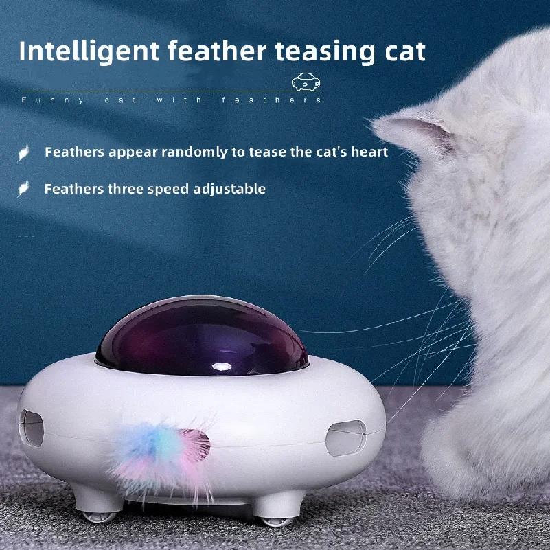 Model Kit Ufo - Brinquedo Interativo Inteligente para Gatos: UFO