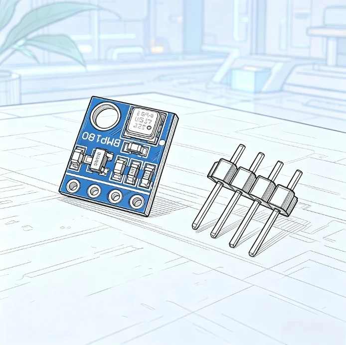 Module de capteur de pression barométrique numérique GY-68 BMP180 pour Arduino