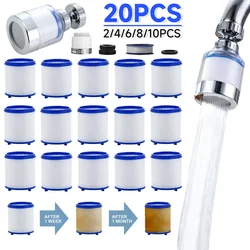 Faucet Filter Elements Water Purifier Filter emove Chlorine Heavy Metal Faucet Adapter PP Cotton Filtration for Kitchen Bathroom