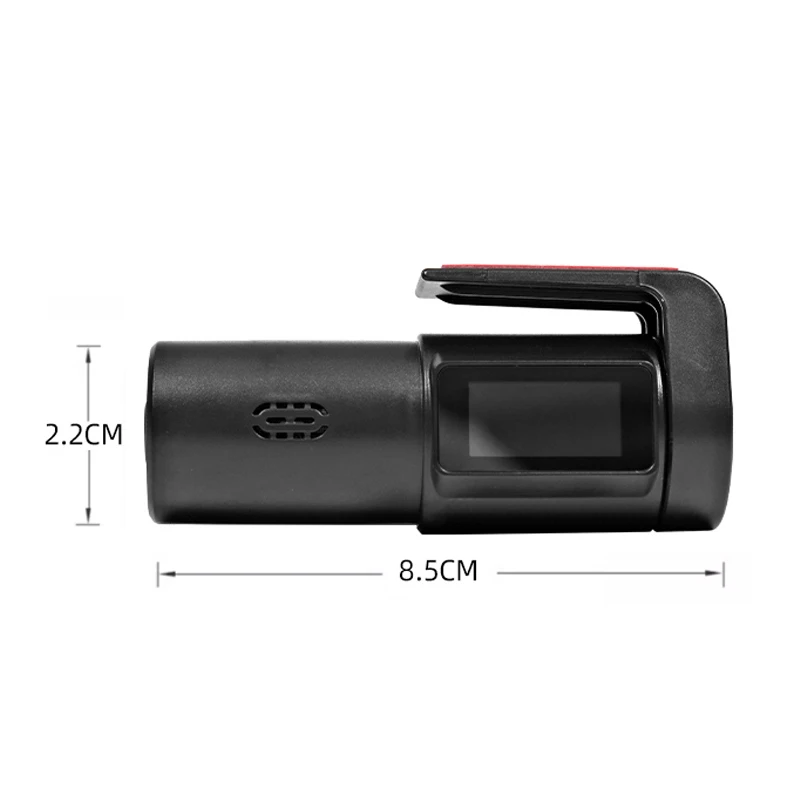 Car Driving Recorder Dashcam with Mini Screen Universal Hidden Type WiFi 170° Wide-Angle Night Vision Dash Cam