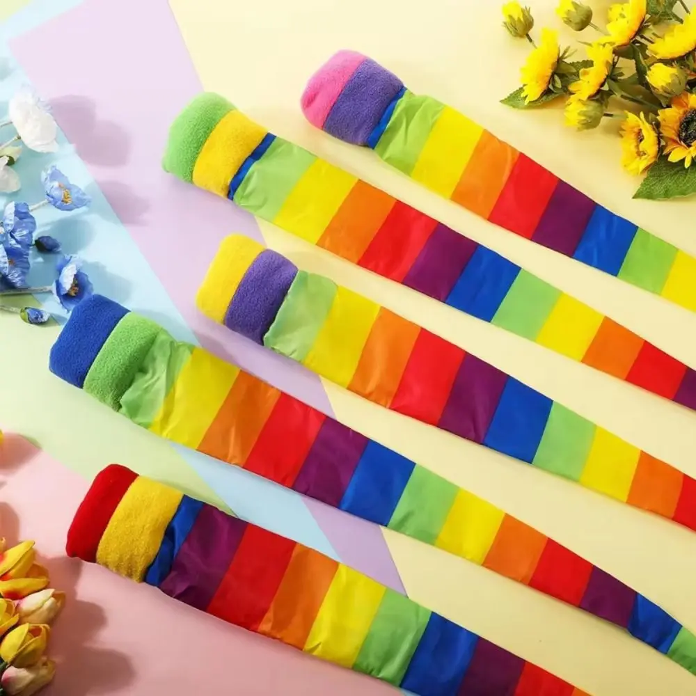 ลูกบอลหางสายรุ้ง 2 ชิ้น ลูกบอลนุ่ม ลูกบอลดาวตก ของเล่นเสริมพัฒนาการเด็ก ปลอดภัย เป็นมิตรกับสิ่งแวดล้อม