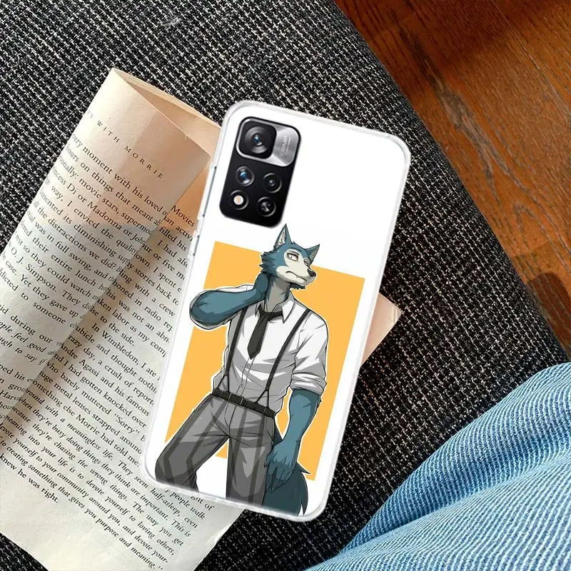 Beastars Legosi Phone Case For Xiaomi X3 X4 F4 GT NFC X5 X6 Pro 5G M3 M4 M5 M5S Mi F6 F5 F3 F2 F1 Cover Soft TPU Capa