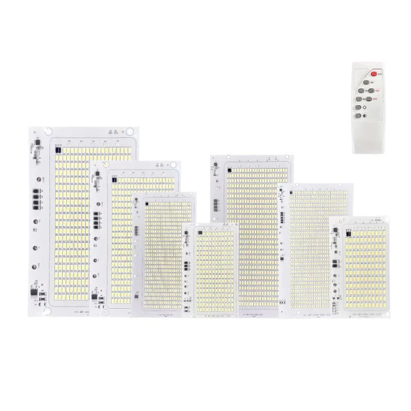 1Pcs 10W-600W LED Outdoor Solar Energy 2835 5730 High Brightness Bead Projection Light Integrated Light Source Light Panel