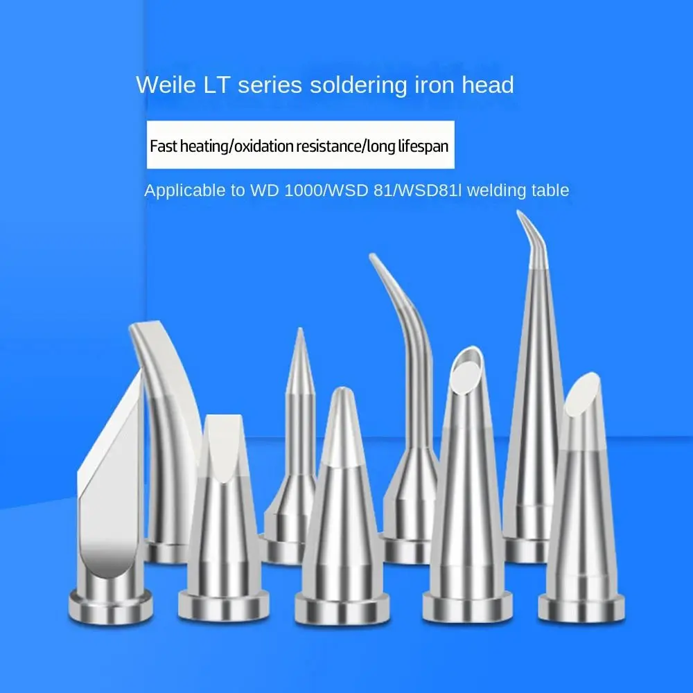 Oxygen-free Copper LT Series Welding Tips Horseshoe Shape Lead Free Soldering Iron Head for Weller WSD81 WD1000 WSP80 WP80