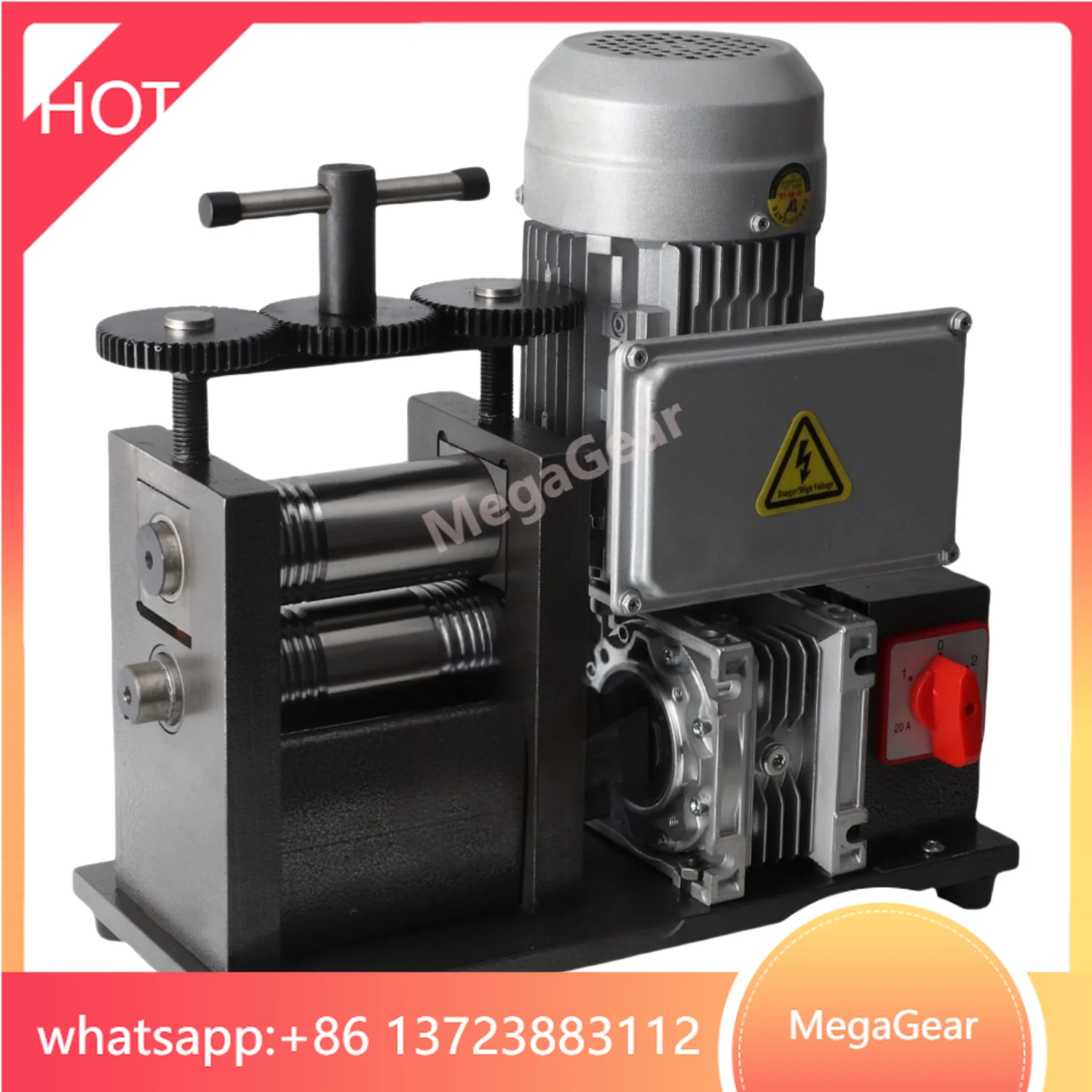 

Goldsmith Sheet Semicircle Electrical Gold Silver Jewellery Rolling Mill Gold Silver Processing Equipment