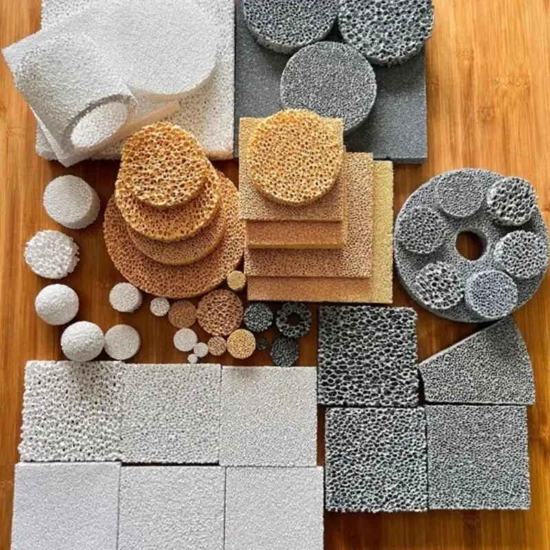 Foam Ceramic Silicon Carbide Filter Plate for Steel Casting Copper Water Iron Casting Nonferrous Alloys Photocatalyst