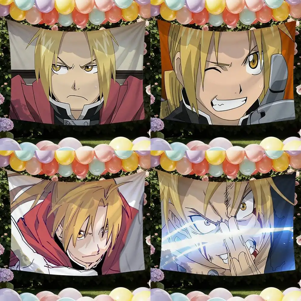 F-Fullmetal Anime A-Alchemist Funny Flags for Bedrooms Home Decor Items Outdoor Decors Garage Decoration Flaga