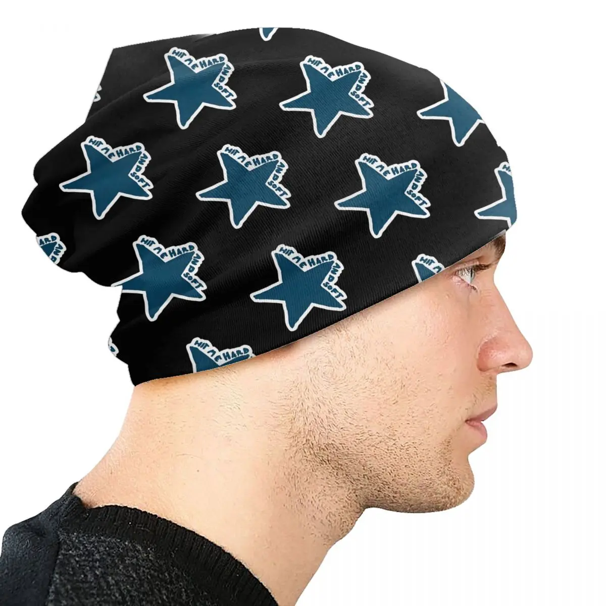 مخصص ضربني الصلبة والناعمة بونيه القبعات الشارع الحياكة قبعة للنساء الرجال الشتاء الدافئ Skullies Beanies قبعات