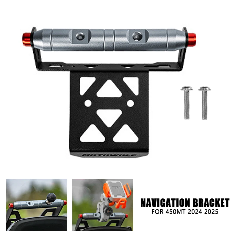 

For CFMOTO CF 450MT Motorcycle Handlebar Bar Extension Stand Holder 450 MT MT450 2024 2025 GPS Navigation Mount Bracket