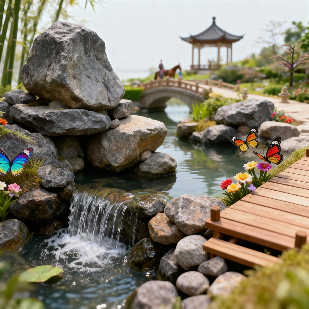 Mineral Natural en miniatura, Micro ferrocarril, piedra triturada, materiales de cama de carretera, modelo de construcción DIY, diseño de escena, Kits de Diorama, 1 bolsa