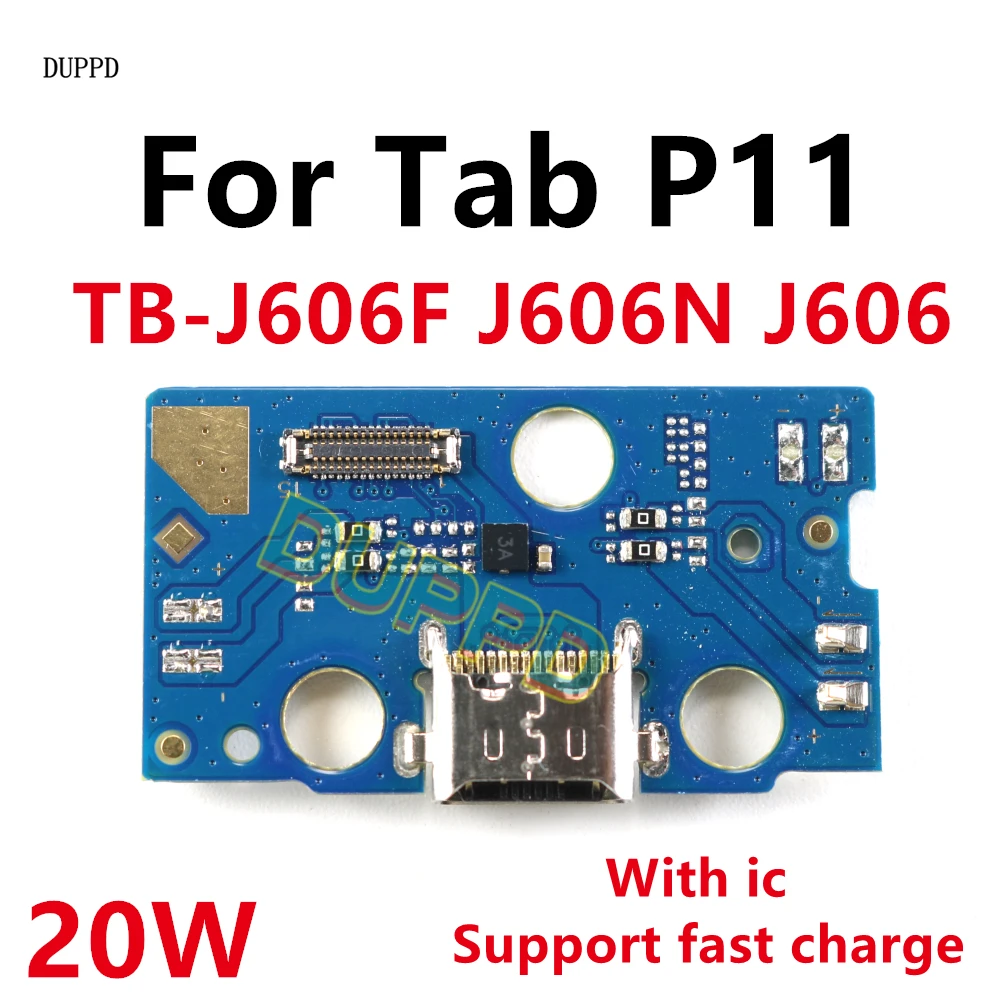 

USB Charger Board Connector Charging Port Dock Board Flex Cable For Lenovo Tab P11 TB-J606F J606 J606N 20W