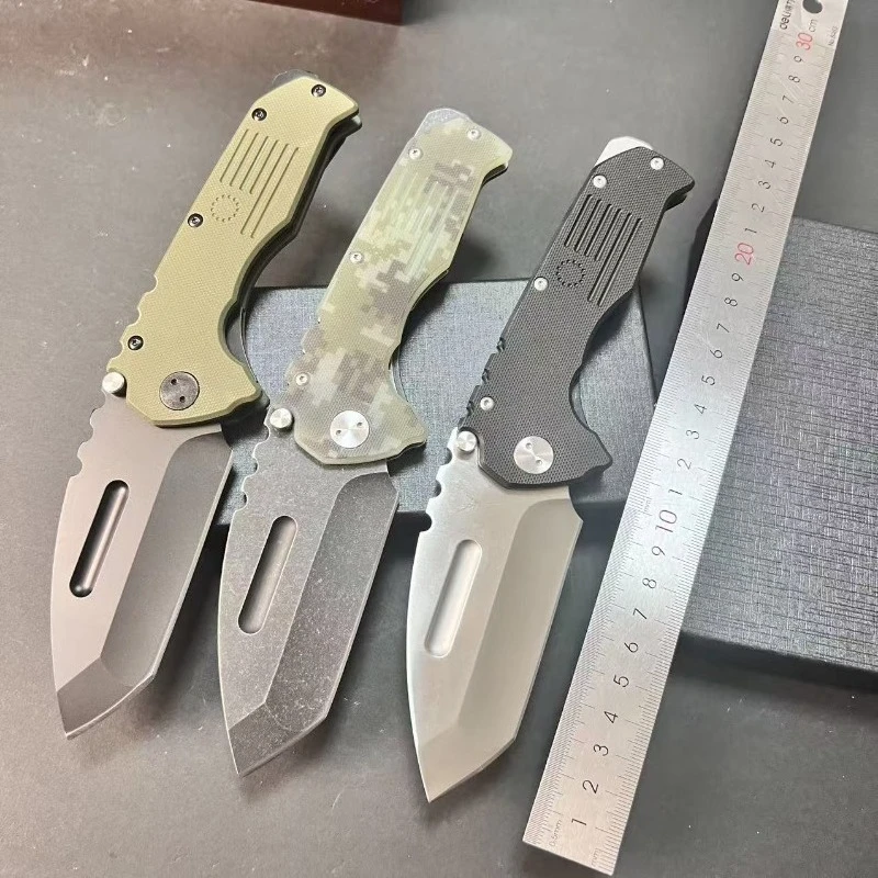 

High Hardness Portable Folding Camping Outdoor Pocket Knife D2 Blade G10 Handle Hunting Survival Tactical Fruit Knives EDC Tools
