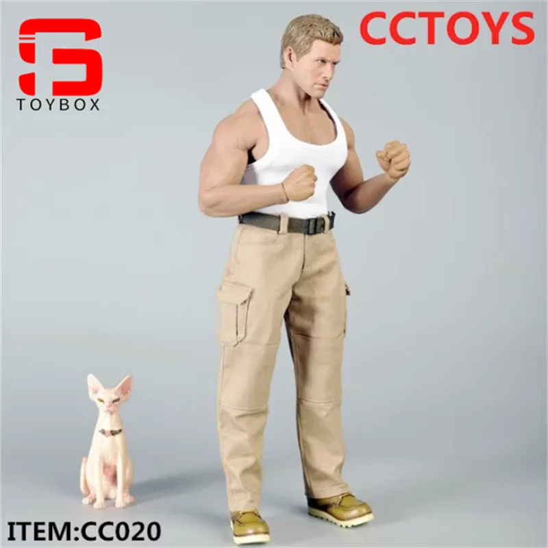 W magazynie CCTOYS CC020 1/6 męskie spodnie bojowe kombinezony ubrania Model Fit 12 cali silny żołnierz mięśni figurka ciało