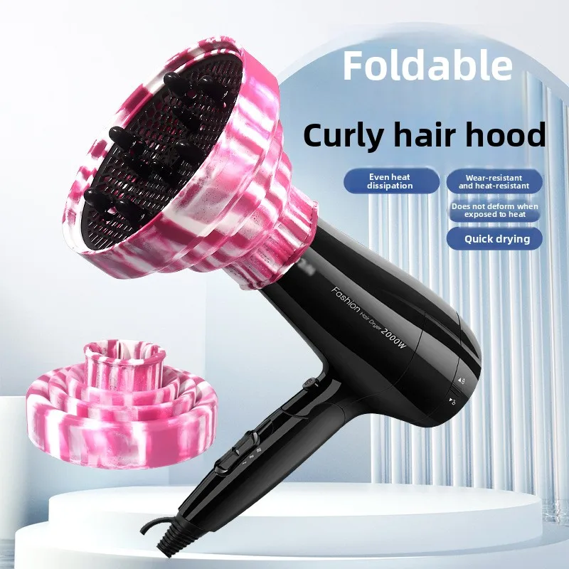 

Складной силиконовый диффузор для фена — портативный, складной дизайн, универсальное применение для фенов