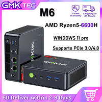 GMKtec M6 Mini PC AMD R5 6600H 6-core 12-thread Computer 32GB DDR5 1TB PCIe 3.0 SSD WiFi 6 BT5.2 Mini PC Desktop Computer