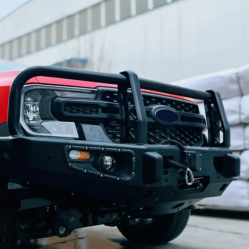 

For 2023-2024 Ford Ranger Pickup Truck Body Kit Modified Front Bumper Bull Bar Anti-Collision Off-Road Bar
