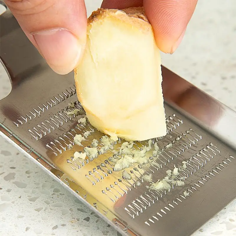 NEW Stainless Steel Garlic And Ginger Grater - Kitchen Accessory For Food Preparation Great Finds For The Home