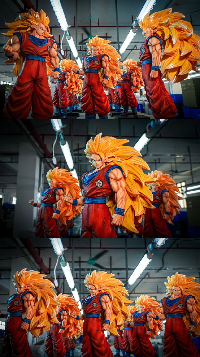 【Caldo】56 cm Jt Dragon Ball Personaggio 2% Super Tre Goku Personaggio dei cartoni animati Modello Tendenza Collezione di giocattoli Ornamenti Statua regalo