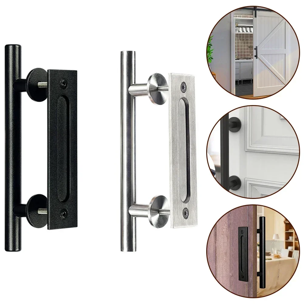 12Inch Sliding Barn Door Handle Heavy Duty Wooden Door Pull Handle Gate Shed Garage Cabinet Door Handle Furniture Hardware