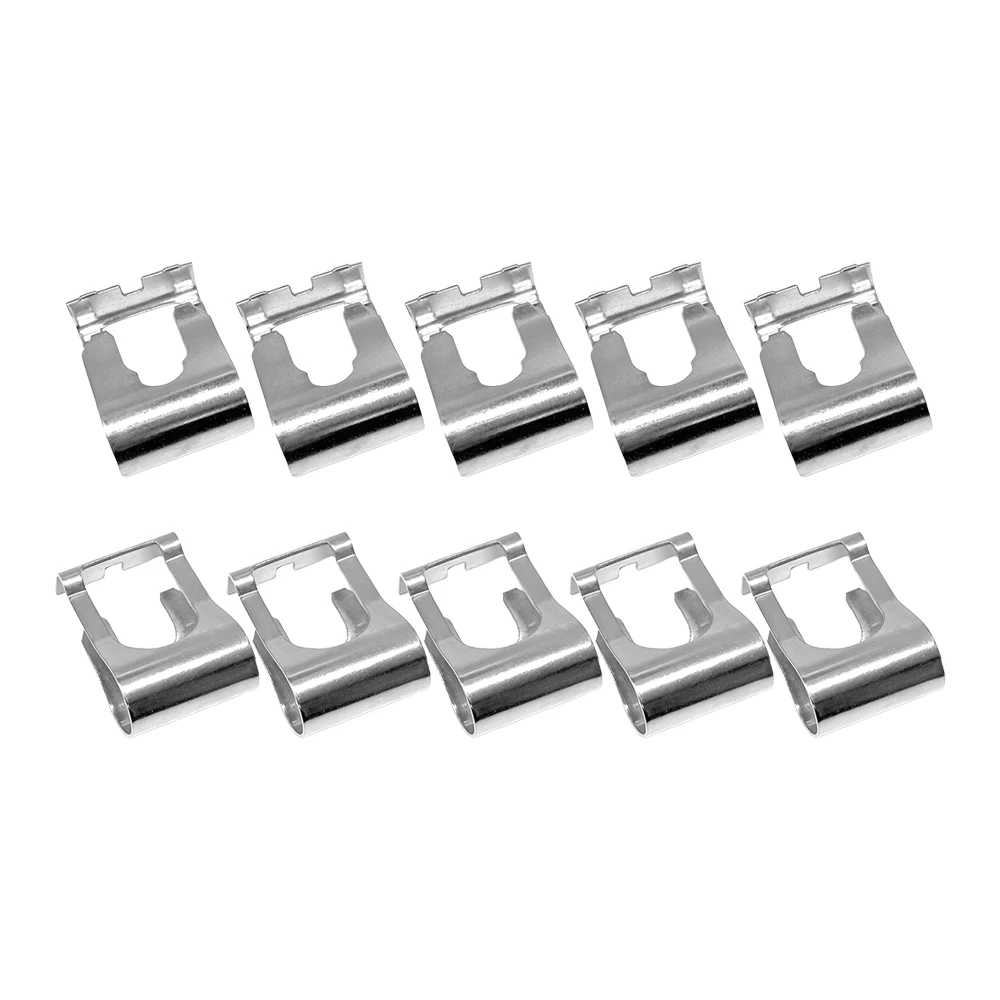 10Pcs Universal Car Windscreen Wiper Link Linkage Rods Repair Clip Spring Metal Linkage Repair Clips for Most Cars Repair Clamp