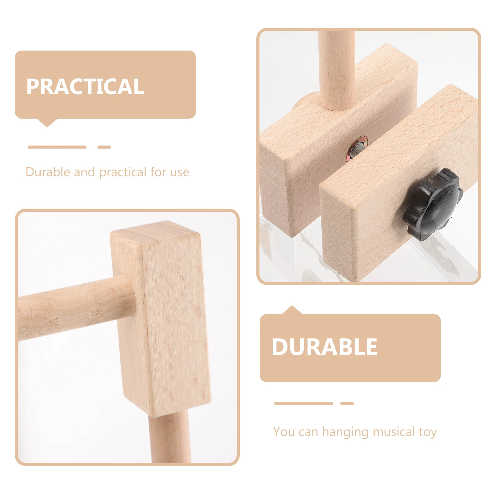Krippe Glocke Halter Baby Mobile Arm für Kinderbett Kinderbetten Kinderzimmer Zubehör Holzständer Bett