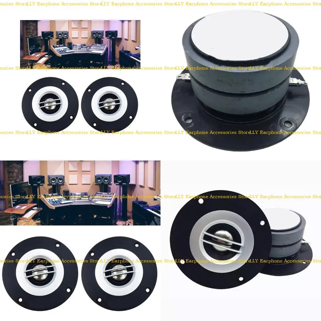 

462E 100mm Tweeter Sound Speakers 8Ohm 30W-100W Silk Film Titaniums Film Tweeter Treble Speaker Loudspeaker for Home Theater