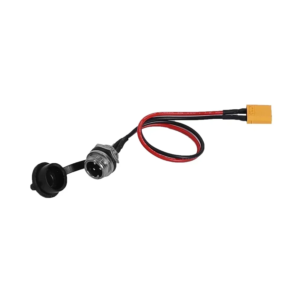 1-10PCS XT30 T Word Bullet Head Plug-in Type Aviation Head Charging Ports 3 Pin 2 Wire Charging Port Cable for Electric Scooter