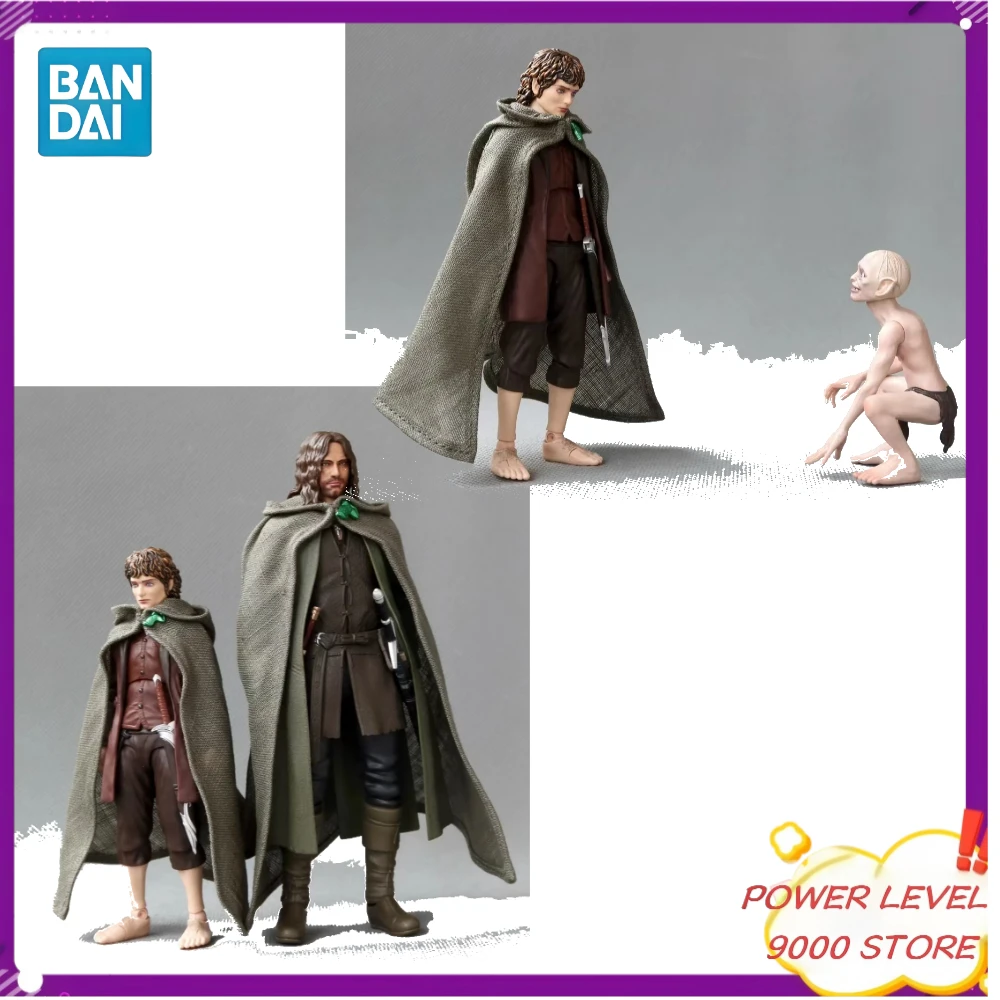 

В наличии: Оригинальные фигурки Bandai S.H.Figuarts (SHF) по мотивам «Властелина колец» — Арагорн, Фродо Бэггинс и Голлум. Коллекционная модель, подарок.
