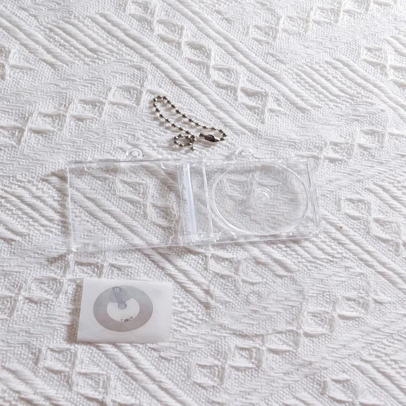 Unlock Creativity & Music with NFC Smart Backpack Clip DIY Keychain - Mini CD Box Gift for Festivals Parties Personalized Decor