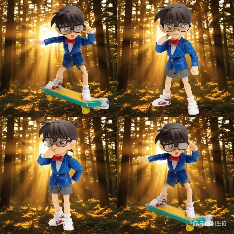 

Special Offer Bandai SHF Conan Edogawa Action Figure Resolution Edition Detective Conan Anime Toy for Boys Gift In Stock