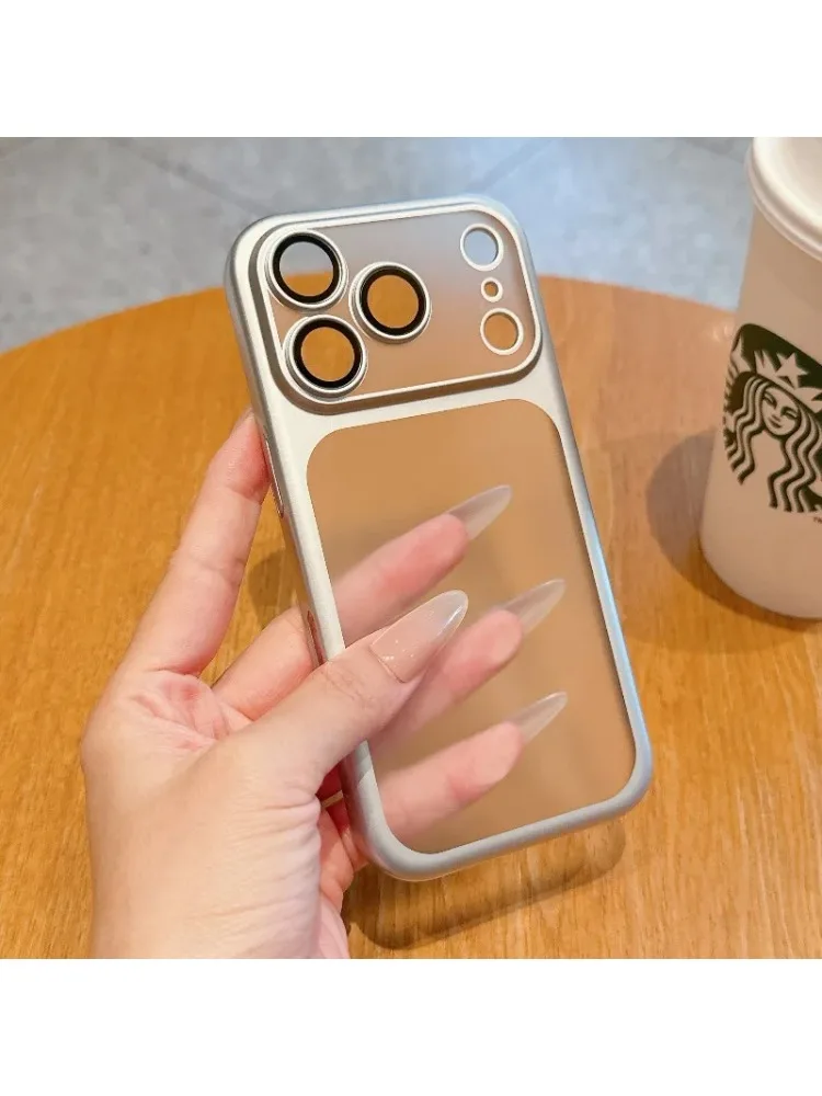 Luxuriöse, matte, transparente, kabellose Lade-Handyhülle für iPhone 17, 16, 15, 14, 13, Pro Max Air Plus, stoßfeste, klare Abdeckung